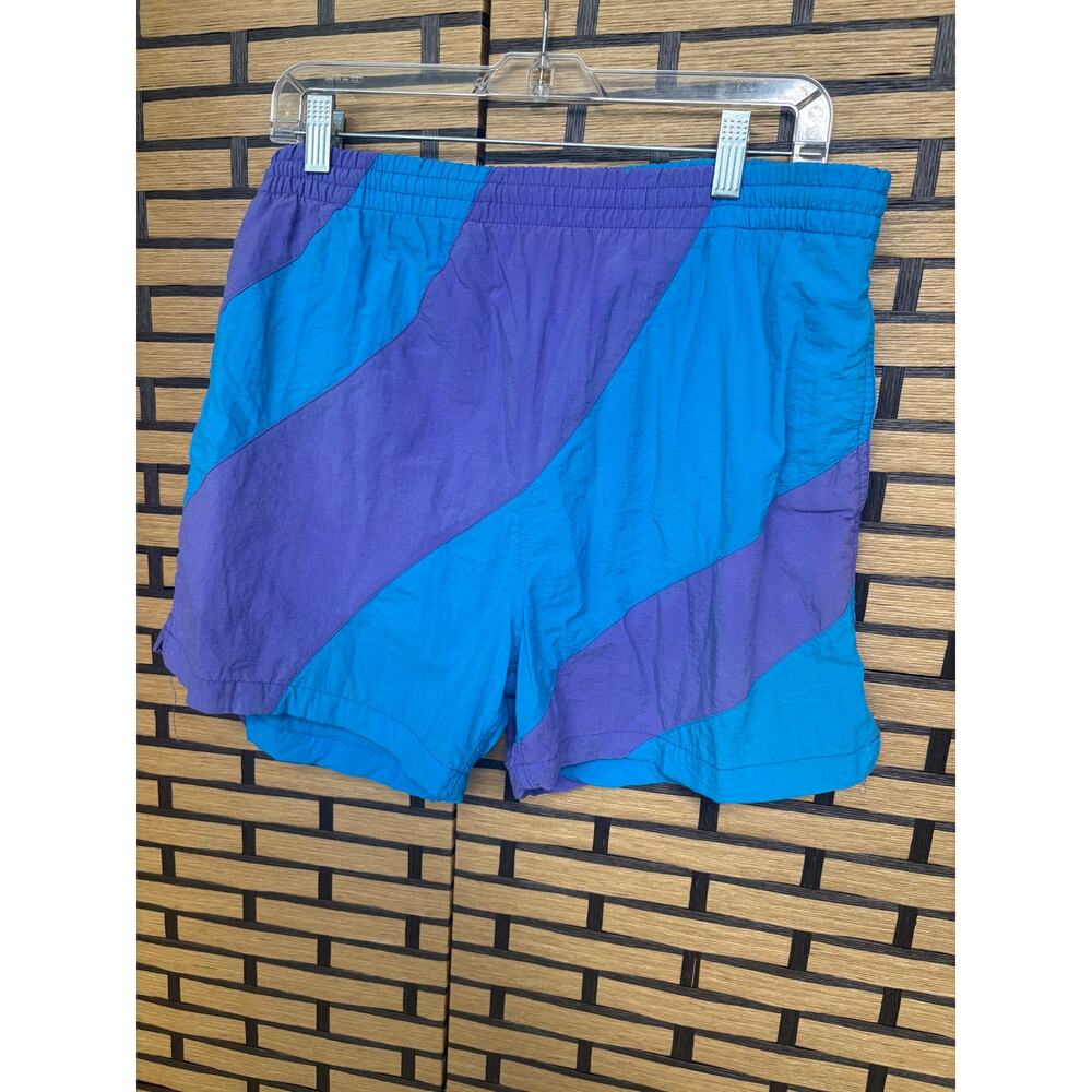 Athletic Works Purple And Blue Swim Trunks Size‎ Large